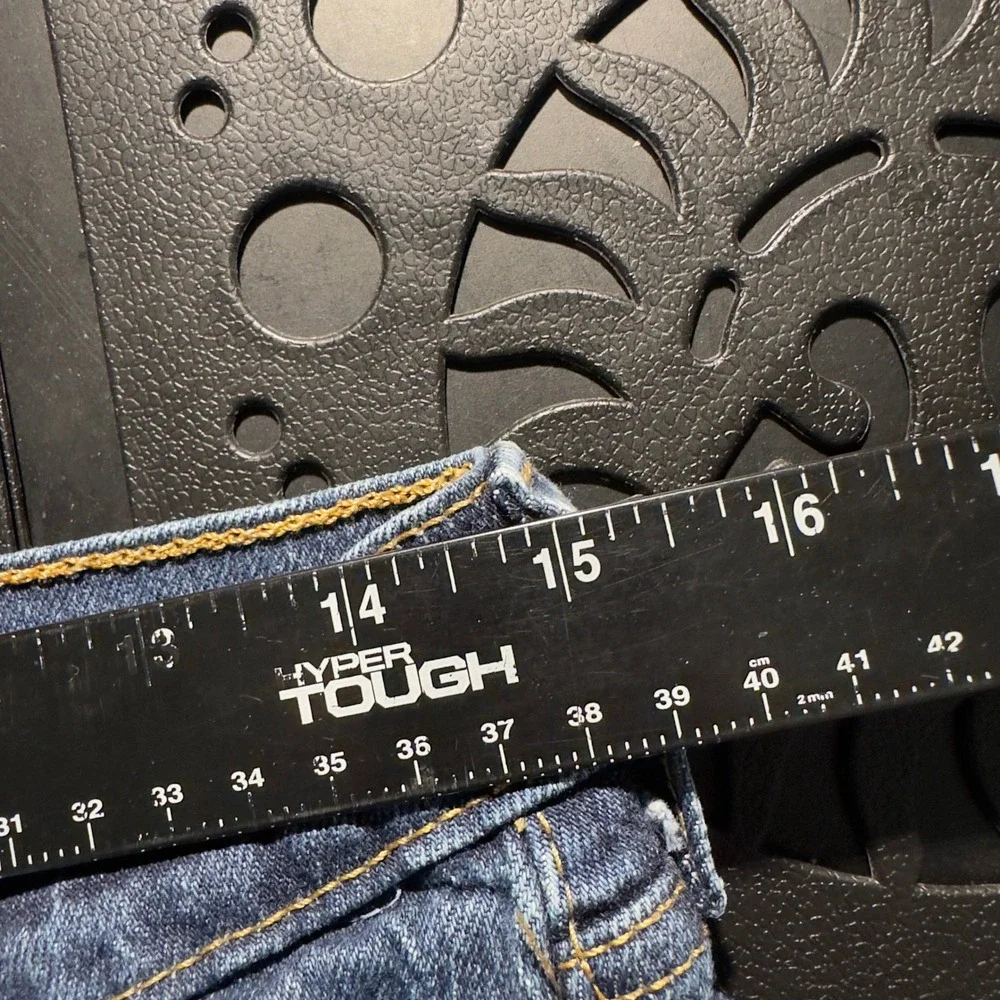 Levi's 505 Regular Fit‎ Jeans Mens 30x32 Dark Wash Blue Straight Leg Baggy Denim